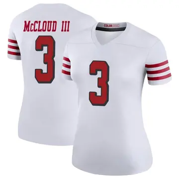 Women's Ray-Ray McCloud III San Francisco 49ers Legend White Color Rush Jersey