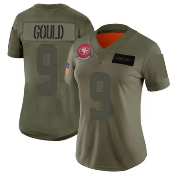 Women's Robbie Gould San Francisco 49ers Limited Camo 2019 Salute to Service Jersey