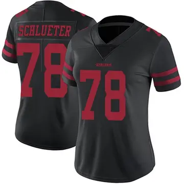 Women's Sam Schlueter San Francisco 49ers Limited Black Alternate Vapor Untouchable Jersey