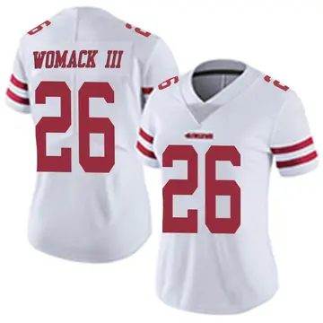 Women's Samuel Womack III San Francisco 49ers Limited White Vapor Untouchable Jersey