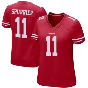 Women's Steve Spurrier San Francisco 49ers Game Red Team Color Jersey