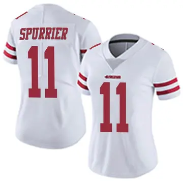 Women's Steve Spurrier San Francisco 49ers Limited White Vapor Untouchable Jersey