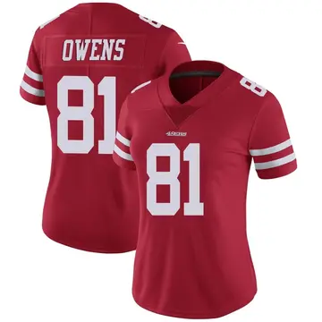 Women's Terrell Owens San Francisco 49ers Limited Red Team Color Vapor Untouchable Jersey