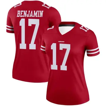 Women's Travis Benjamin San Francisco 49ers Legend Scarlet Jersey