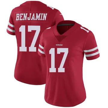 Women's Travis Benjamin San Francisco 49ers Limited Red Team Color Vapor Untouchable Jersey
