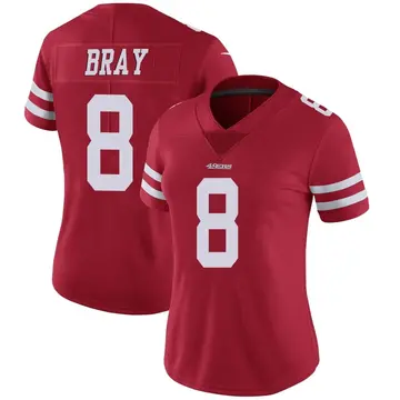Women's Tyler Bray San Francisco 49ers Limited Red Team Color Vapor Untouchable Jersey