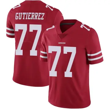 Youth Alfredo Gutierrez San Francisco 49ers Limited Red Team Color Vapor Untouchable Jersey