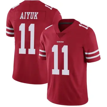 Youth Brandon Aiyuk San Francisco 49ers Limited Red Team Color Vapor Untouchable Jersey