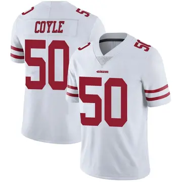Youth Brock Coyle San Francisco 49ers Limited White Vapor Untouchable Jersey