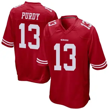 Youth Brock Purdy San Francisco 49ers Game Red Team Color Jersey