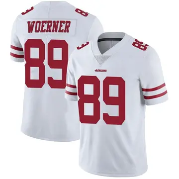Youth Charlie Woerner San Francisco 49ers Limited White Vapor Untouchable Jersey