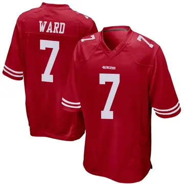 Youth Charvarius Ward San Francisco 49ers Game Red Team Color Jersey