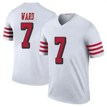 Youth Charvarius Ward San Francisco 49ers Legend White Color Rush Jersey