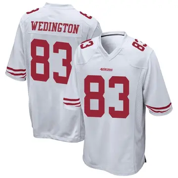 Youth Connor Wedington San Francisco 49ers Game White Jersey