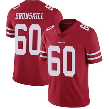 Youth Daniel Brunskill San Francisco 49ers Limited Red Team Color Vapor Untouchable Jersey