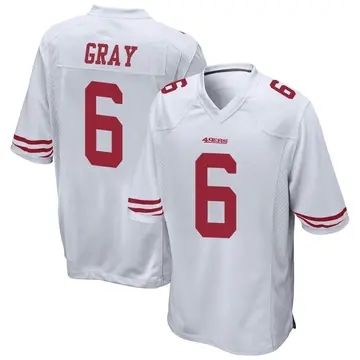 Youth Danny Gray San Francisco 49ers Game White Jersey