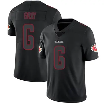 Youth Danny Gray San Francisco 49ers Limited Black Impact Jersey