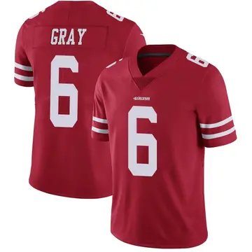 Youth Danny Gray San Francisco 49ers Limited Red Team Color Vapor Untouchable Jersey