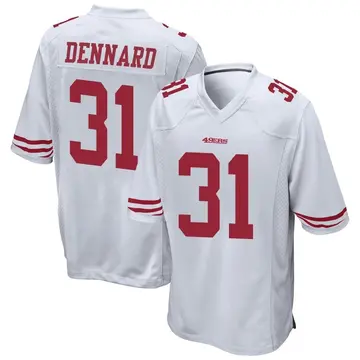 Youth Darqueze Dennard San Francisco 49ers Game White Jersey