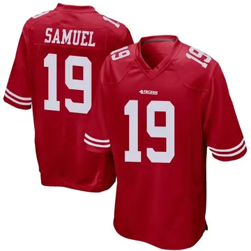 Youth Deebo Samuel San Francisco 49ers Game Red Team Color Jersey