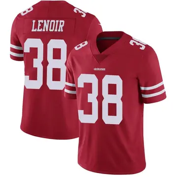 Youth Deommodore Lenoir San Francisco 49ers Limited Red Team Color Vapor Untouchable Jersey