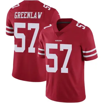 Youth Dre Greenlaw San Francisco 49ers Limited Red Team Color Vapor Untouchable Jersey