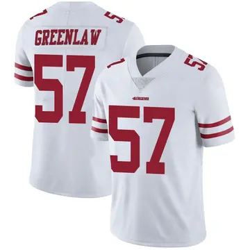 Youth Dre Greenlaw San Francisco 49ers Limited White Vapor Untouchable Jersey