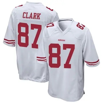 Youth Dwight Clark San Francisco 49ers Game White Jersey