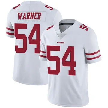 Youth Fred Warner San Francisco 49ers Limited White Vapor Untouchable Jersey