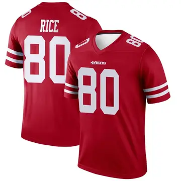Youth Jerry Rice San Francisco 49ers Legend Scarlet Jersey
