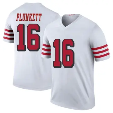 Youth Jim Plunkett San Francisco 49ers Legend White Color Rush Jersey