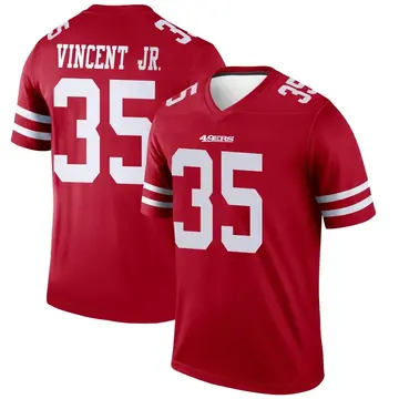 Youth Kary Vincent Jr. San Francisco 49ers Legend Scarlet Jersey
