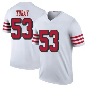Youth Kemoko Turay San Francisco 49ers Legend White Color Rush Jersey