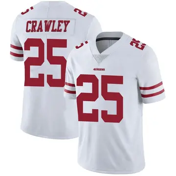 Youth Ken Crawley San Francisco 49ers Limited White Vapor Untouchable Jersey
