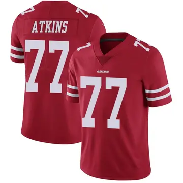 Youth Kevin Atkins San Francisco 49ers Limited Red Team Color Vapor Untouchable Jersey