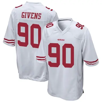 Youth Kevin Givens San Francisco 49ers Game White Jersey