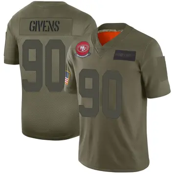 Youth Kevin Givens San Francisco 49ers Limited Camo 2019 Salute to Service Jersey