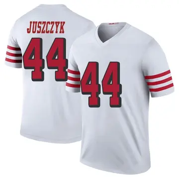 Youth Kyle Juszczyk San Francisco 49ers Legend White Color Rush Jersey