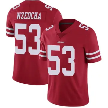 Youth Mark Nzeocha San Francisco 49ers Limited Red Team Color Vapor Untouchable Jersey