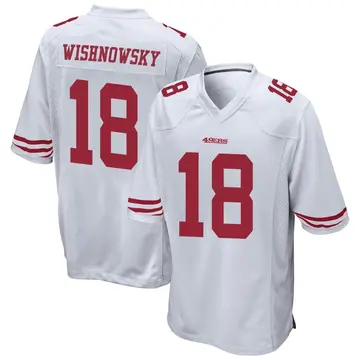 Youth Mitch Wishnowsky San Francisco 49ers Game White Jersey