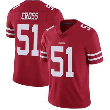 Youth Randy Cross San Francisco 49ers Limited Red Team Color Vapor Untouchable Jersey