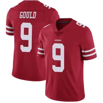 Youth Robbie Gould San Francisco 49ers Limited Red Team Color Vapor Untouchable Jersey