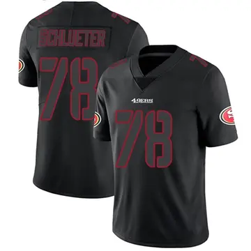 Youth Sam Schlueter San Francisco 49ers Limited Black Impact Jersey