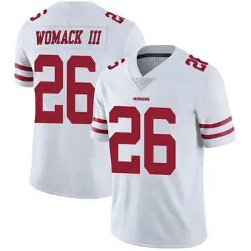 Youth Samuel Womack III San Francisco 49ers Limited White Vapor Untouchable Jersey