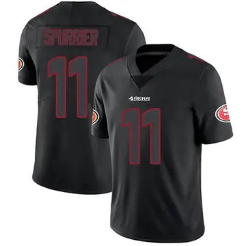 Youth Steve Spurrier San Francisco 49ers Limited Black Impact Jersey
