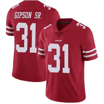 Youth Tashaun Gipson Sr. San Francisco 49ers Limited Red Team Color Vapor Untouchable Jersey