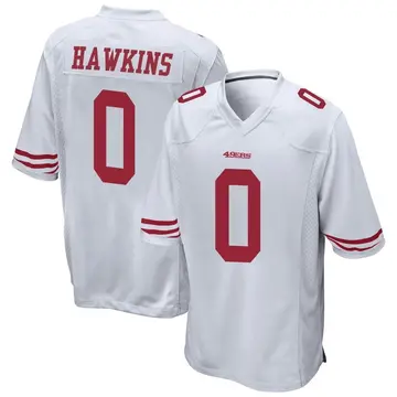 Youth Taylor Hawkins San Francisco 49ers Game White Jersey
