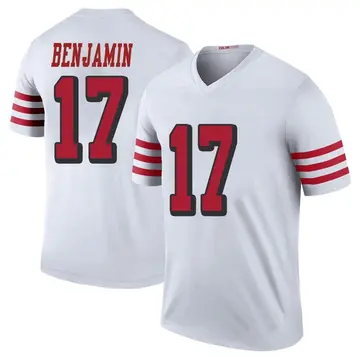 Youth Travis Benjamin San Francisco 49ers Legend White Color Rush Jersey