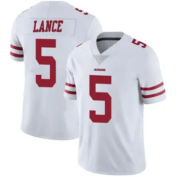 Youth Trey Lance San Francisco 49ers Limited White Vapor Untouchable Jersey