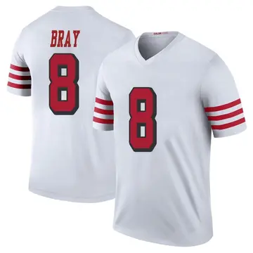 Youth Tyler Bray San Francisco 49ers Legend White Color Rush Jersey
